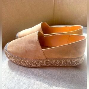 Women’s Tan Espadrille Slip-On Flats